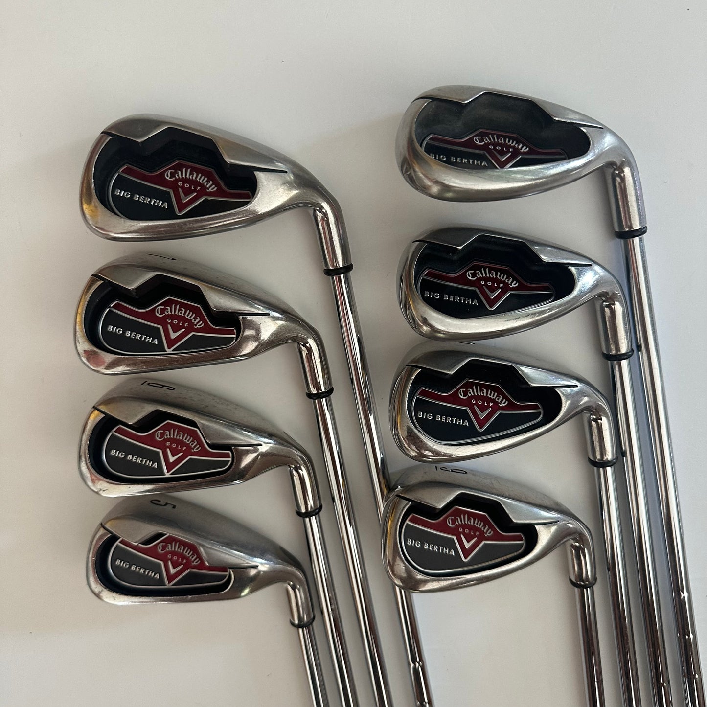 Callaway Big Bertha Iron Set 5-S Including A Wedge