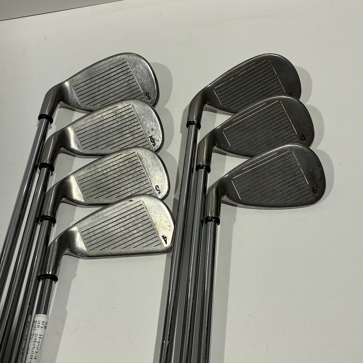 (We have a x16 7 iron) Callaway Steelhead X-14 Iron Set 4-P+A Stiff Flex *Missing 7 Iron