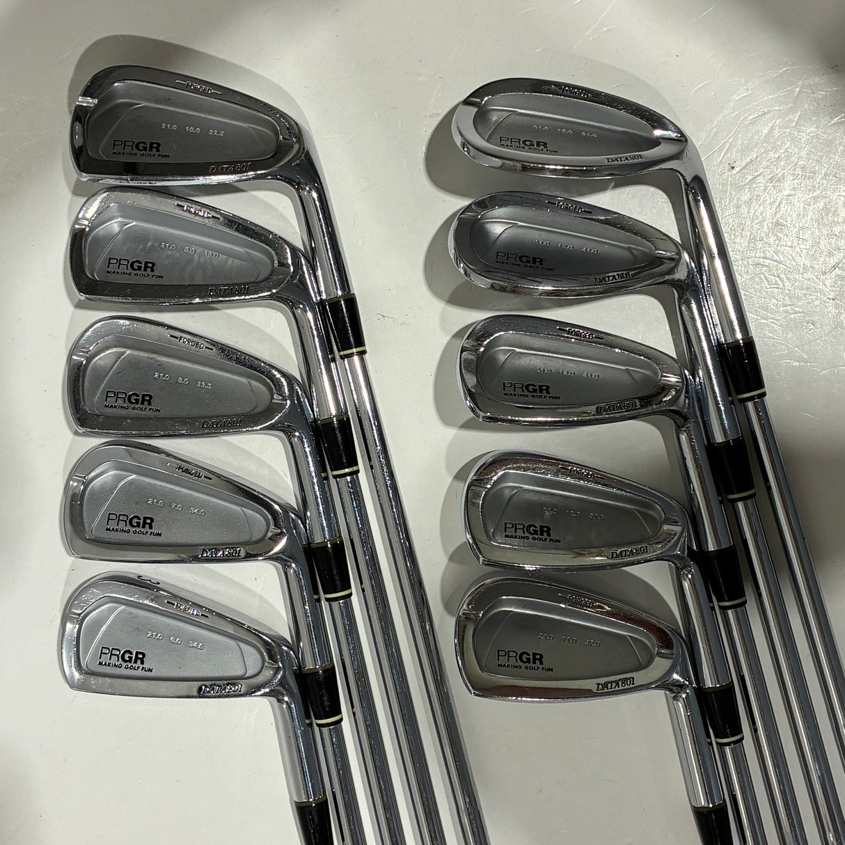 PRGR Data 1 Iron Set 3-P+A+S Stiff Flex