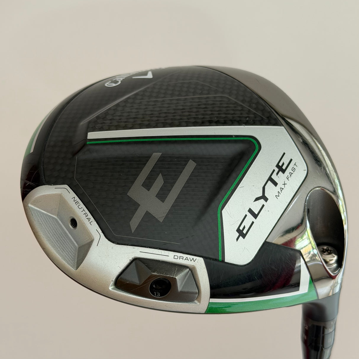 Callaway Elyte Max Fast 10.5* Driver Regular Flex Headcover Included