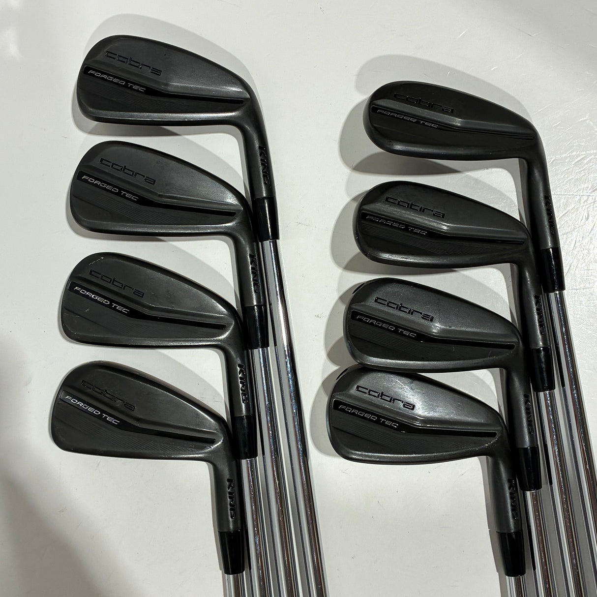 Cobra King Forged Tec Black (2023) Iron Set 4-P+G Stiff Flex