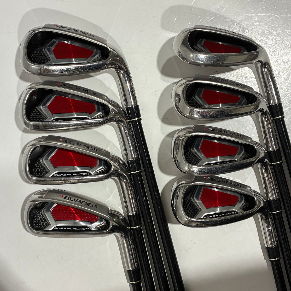 TaylorMade Burner Superlaunch Iron Set 5-P+A+S Stiff Flex