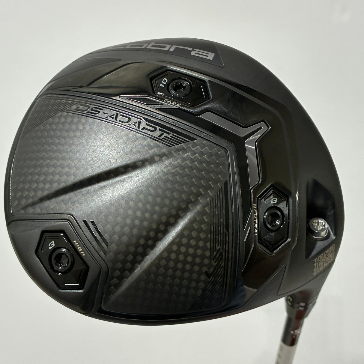Cobra DS-Adapt LS 10.5* Driver Stiff Regular Flex Headcover Included