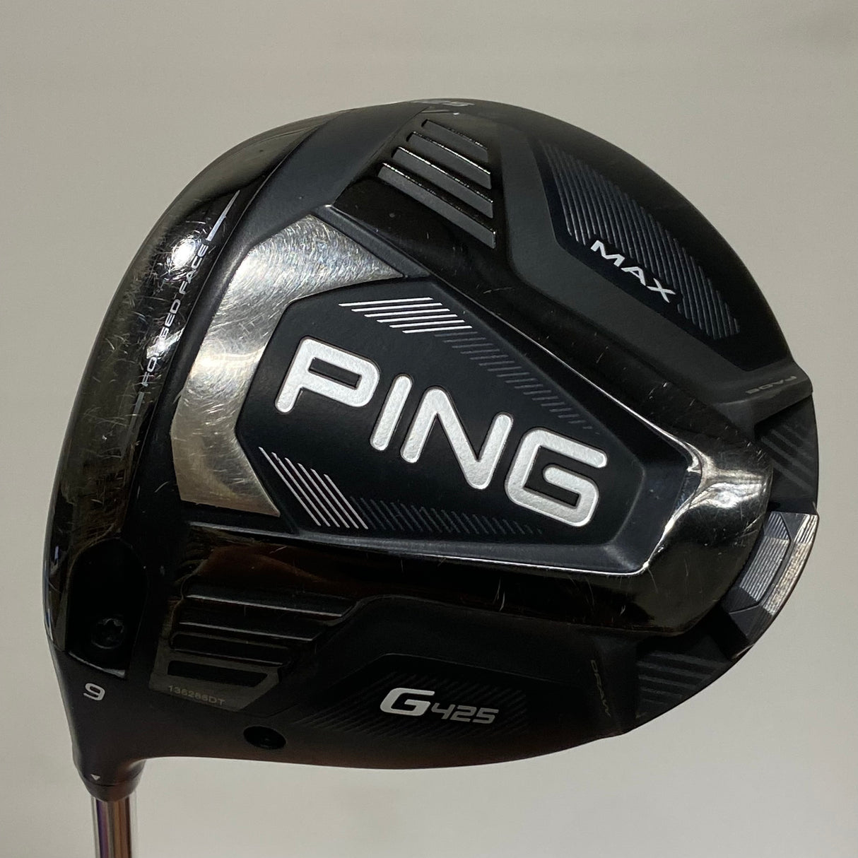 Left Hand Ping G425 Max 9.0* Driver Extra Stiff Flex Headcover Included