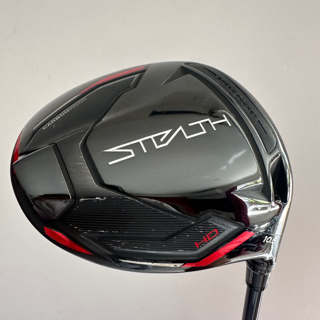 TaylorMade Stealth HD 10.5* Driver Stiff Flex Headcover Included