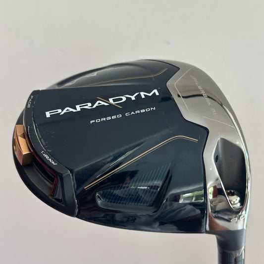 Callaway Paradym 9.0* Driver Stiff Flex Headcover Included