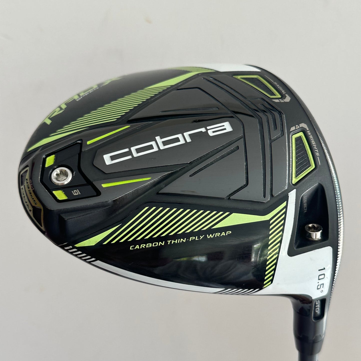 Cobra Radspeed XB 10.5* Driver Stiff Flex Headcover Included