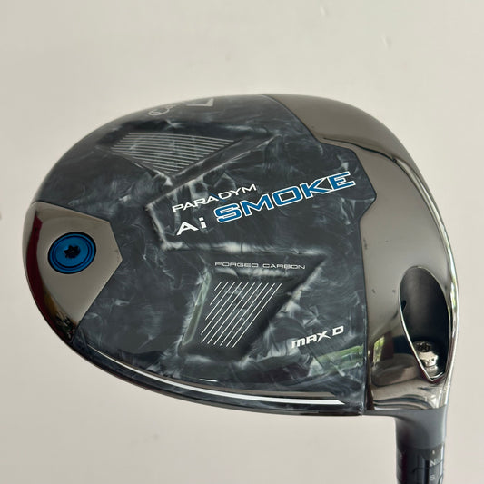 Callaway Paradym Ai Smoke Max D 10.5* Driver Stiff Flex Headcover Included