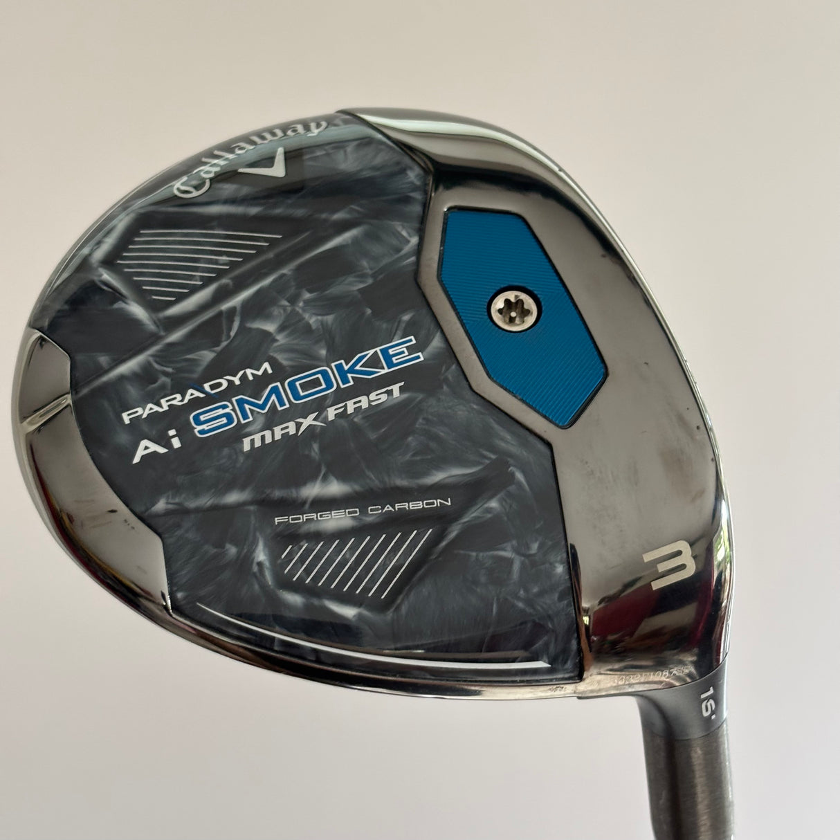 Callaway Paradym Ai Smoke Max Fast 3 Wood Regular Flex Headcover Included
