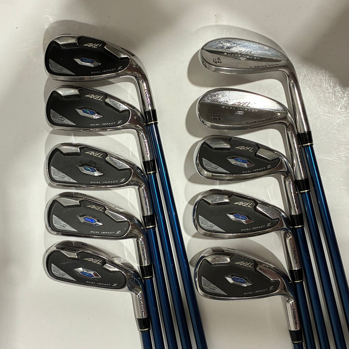 Tsuruya Axel Dual Impact Z Iron Set 4-P+A+G+S Regular Flex