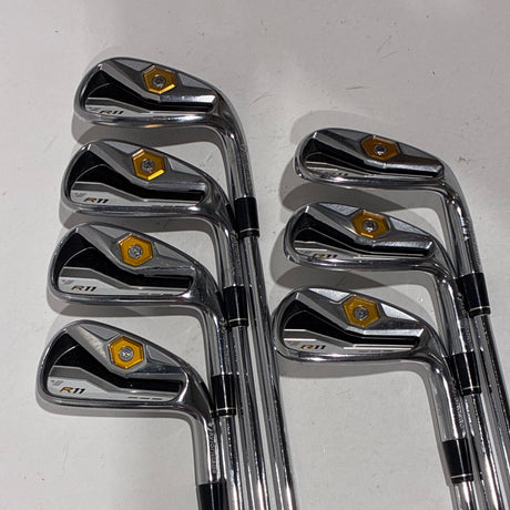 TaylorMade R11 Iron Set 5-P+A Stiff Flex – Back (full set)