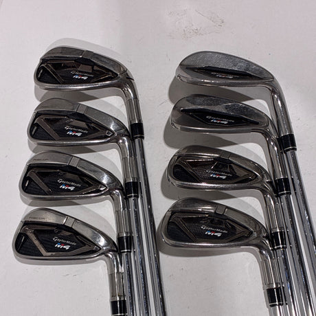 TaylorMade M4 Iron Set 5-P+A+S Stiff Flex – Back (full set)