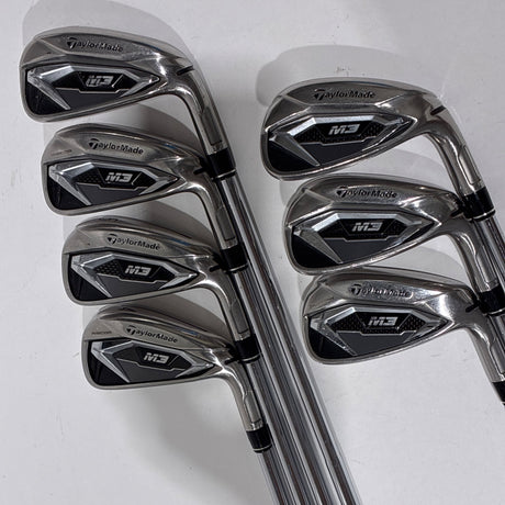 TaylorMade M3 Iron Set 4-P Stiff Flex – Back (full set)