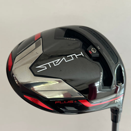 TaylorMade Stealth Plus+ 10.5* Driver Stiff Flex Headcover Included