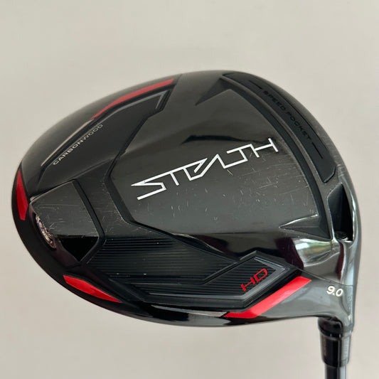 TaylorMade Stealth HD 9.0* Driver Stiff Flex Headcover Included