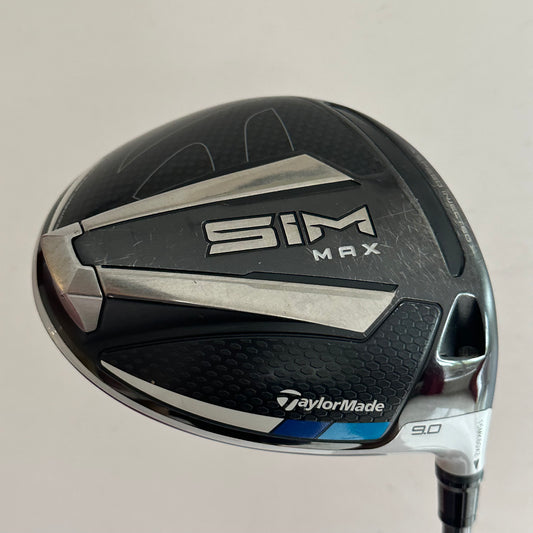 TaylorMade SIM Max 9.0* Driver Stiff Flex Headcover Included