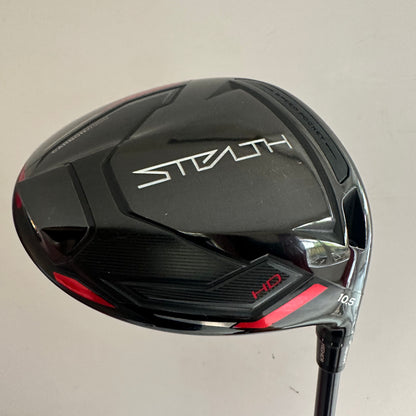 TaylorMade Stealth HD 10.5* Driver Stiff Flex Headcover Included
