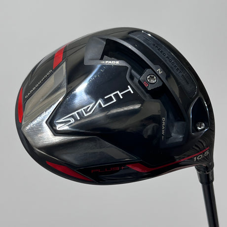 TaylorMade Stealth Plus+ 10.5* Driver Stiff Flex Headcover Included