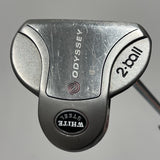 Odyssey 2-Ball White Steel 32 Inch Putter