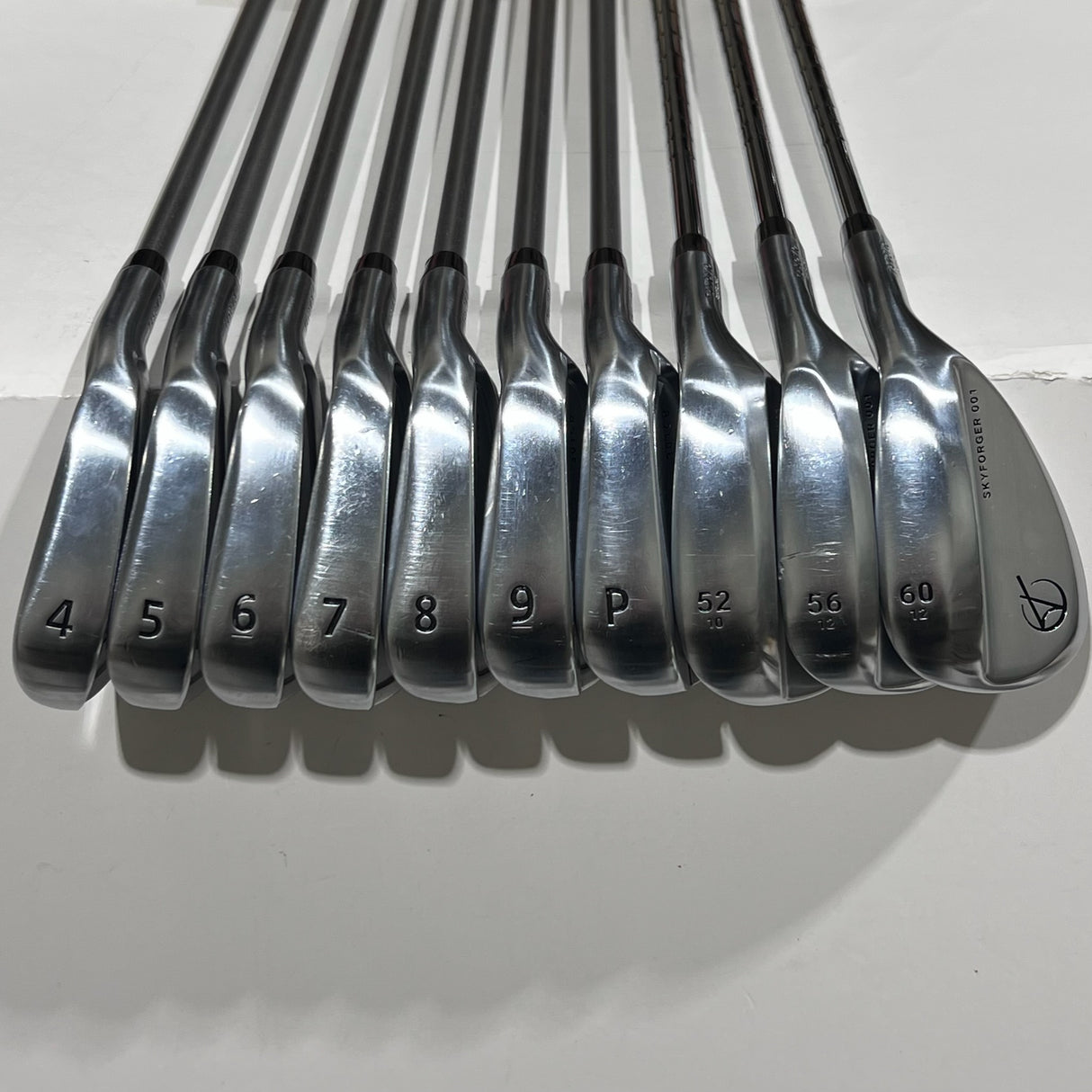 Takomo 301CB Iron Set 4-P Stiff Flex + Takomo Skyforger 001 52*, 56*, 60* Wedge Set