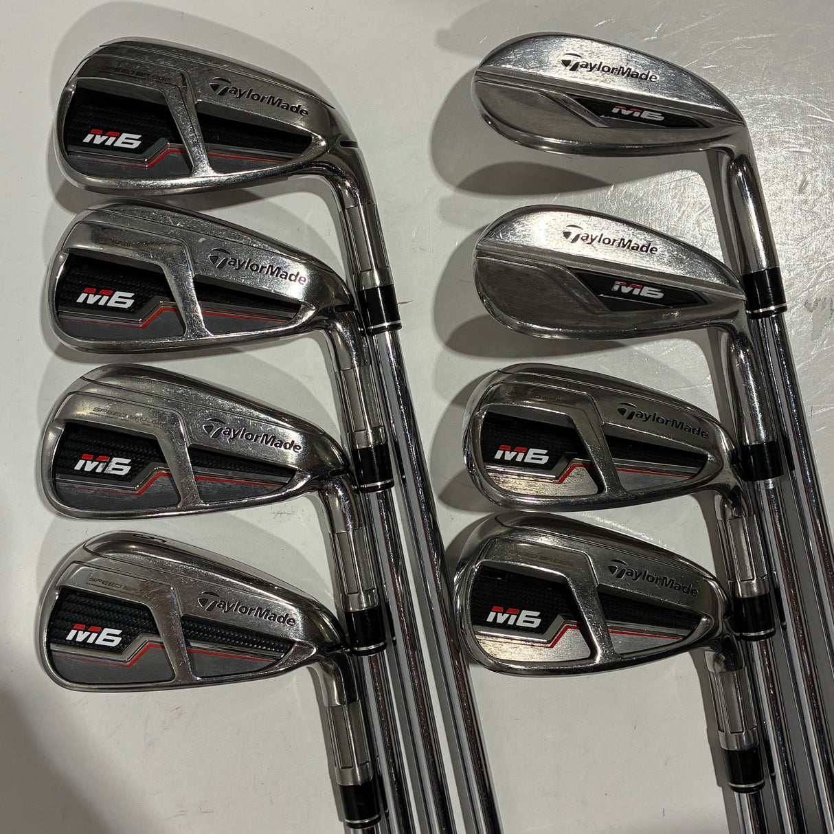 TaylorMade M6 Iron Set 5-P+A+S Stiff Flex