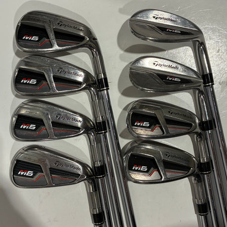 TaylorMade M6 Iron Set 5-P+A+S Stiff Flex