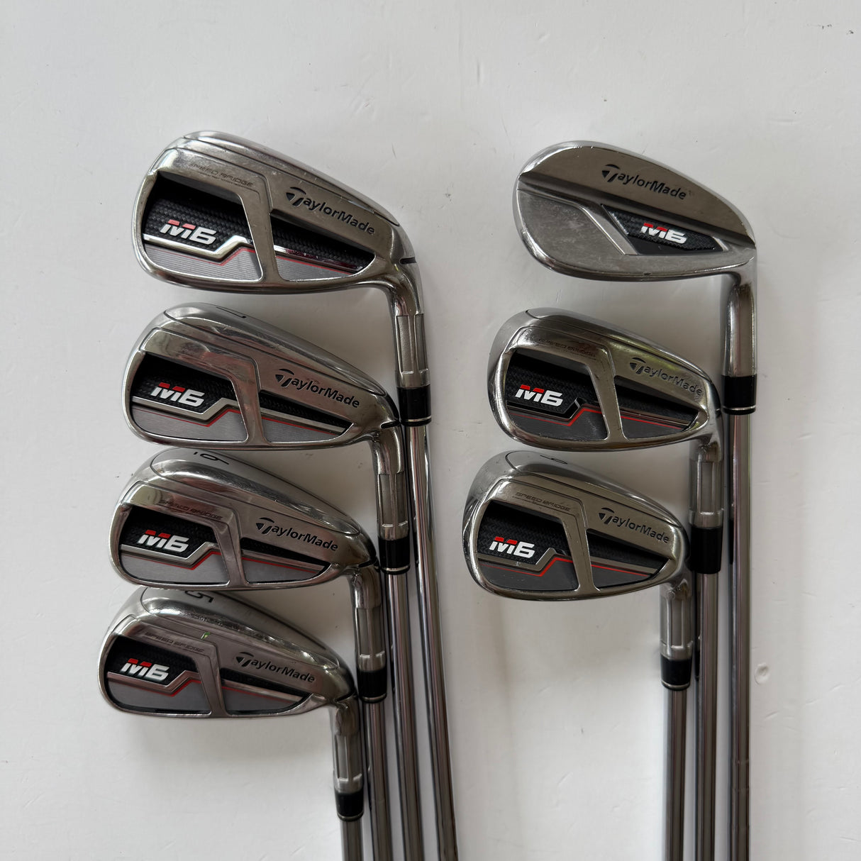 TaylorMade M6 Iron Set 5-P+A Stiff Flex
