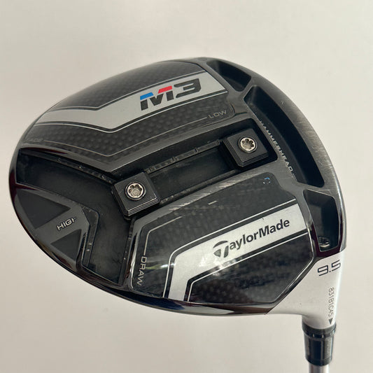 TaylorMade M3 9.5* Driver Stiff Flex Headcover Included
