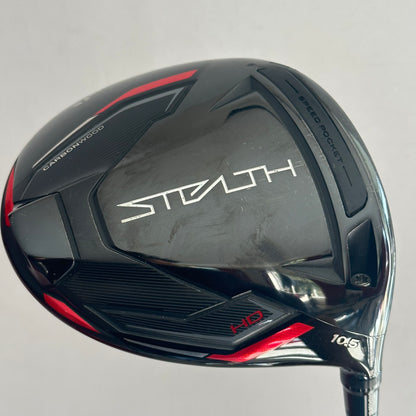 TaylorMade Stealth HD 10.5* Driver Stiff Flex Headcover Included