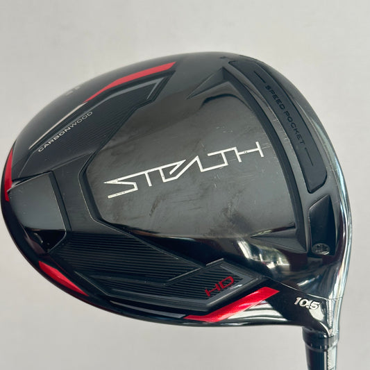 TaylorMade Stealth HD 10.5* Driver Stiff Flex Headcover Included