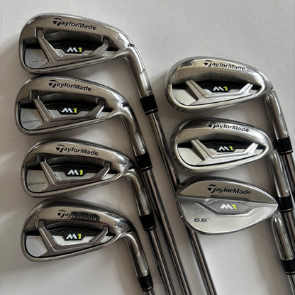 TaylorMade M1 (2017) Iron Set 5-P+S Stiff Flex
