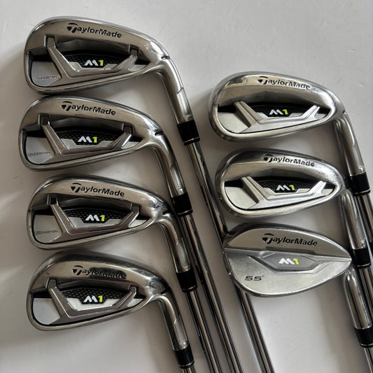 TaylorMade M1 (2017) Iron Set 5-P+S Stiff Flex