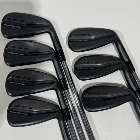 Cobra Forged Tec Black (2023) Iron Set 5-P+G Stiff Flex