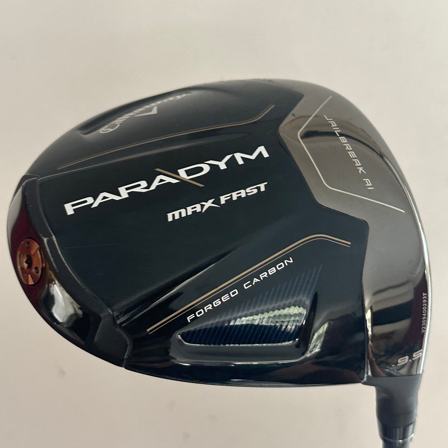 Callaway Paradym MAX FAST 9.5* Driver Stiff Flex Headcover Included