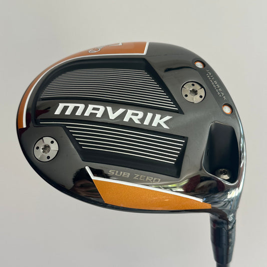 Callaway Mavrik Sub Zero 9.0* Driver Stiff Flex Headcover Included