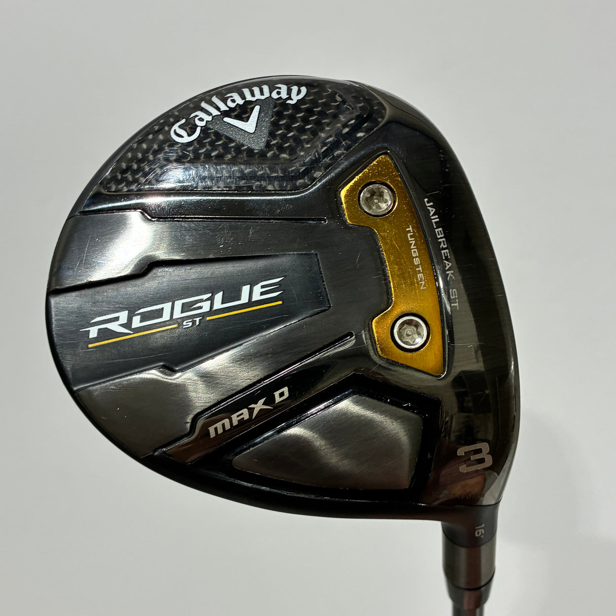 Callaway Rogue ST Max D 3 Wood Stiff Flex Headcover Included