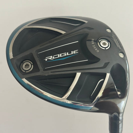 Callaway Rogue Sub Zero 9* Driver Stiff Flex Headcover Included