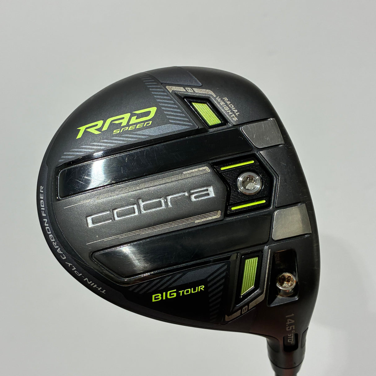 Cobra King Radspeed Big Tour 3 Wood Stiff Flex Headcover Included