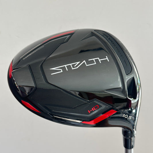 TaylorMade Stealth HD 10.5* Driver Stiff Flex Headcover Included