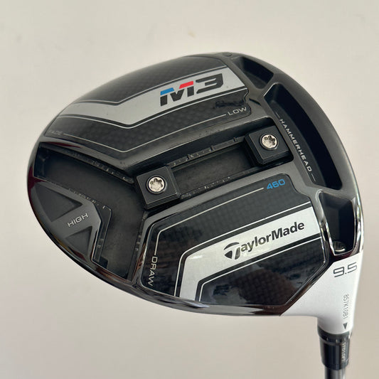 TaylorMade M3 9.5* Driver Stiff Flex Headcover Included