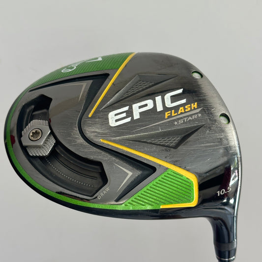 Callaway Epic Flash Star 10.5* Driver Regular Flex Headcover Included