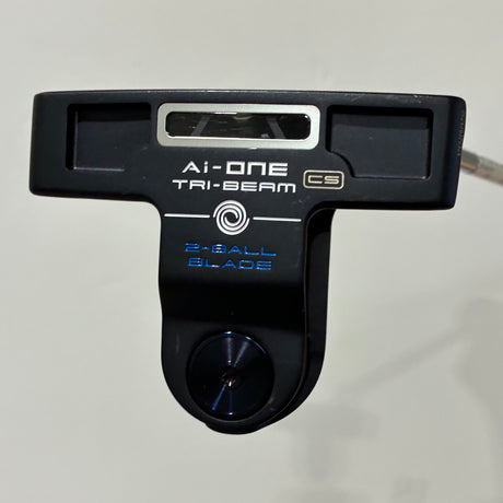 Odyssey Ai-One Tri-Beam 2-Ball Blade CS (2025) 34 Inch Putter Headcover Included