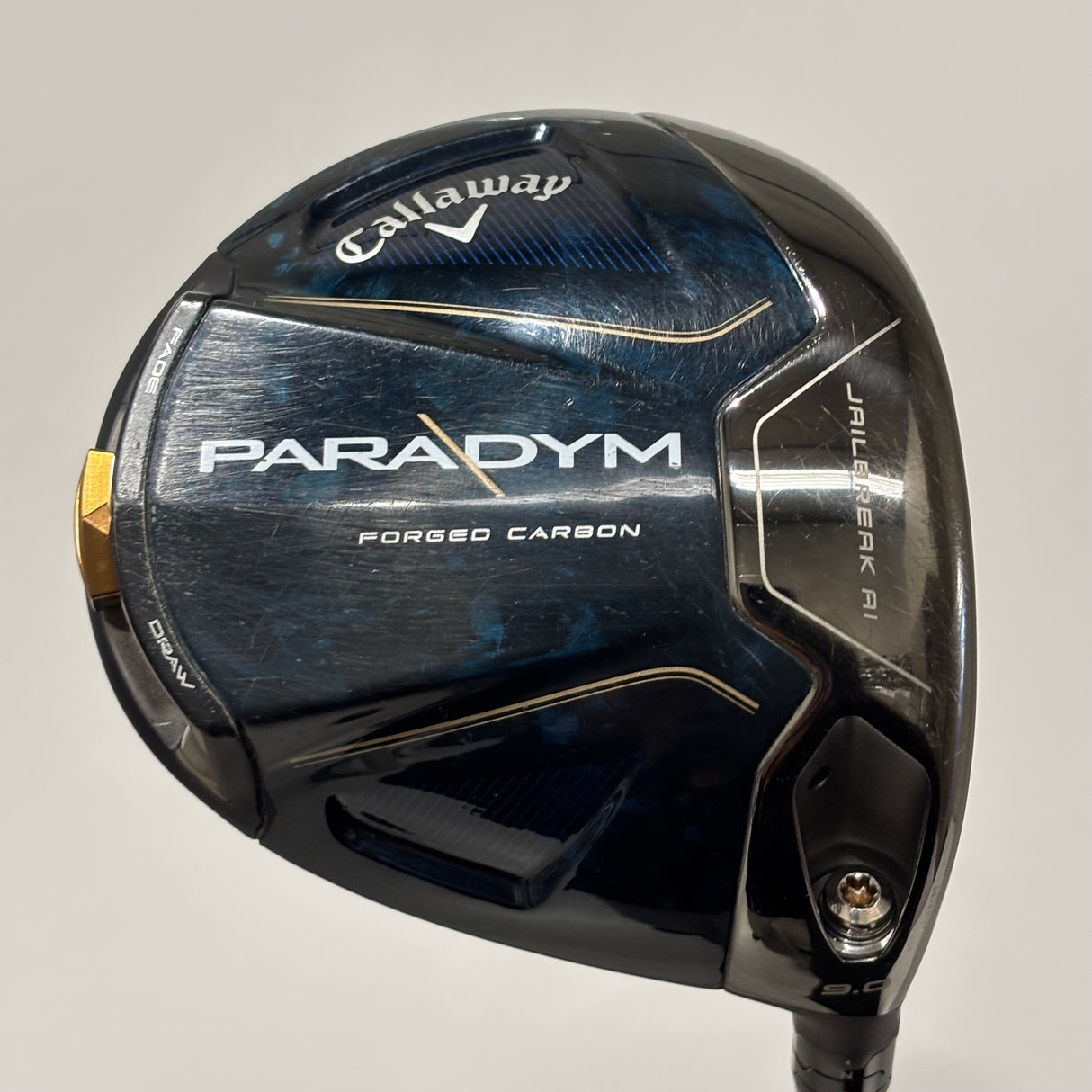 Callaway Paradym 9.0* Driver Stiff Flex Headcover Included