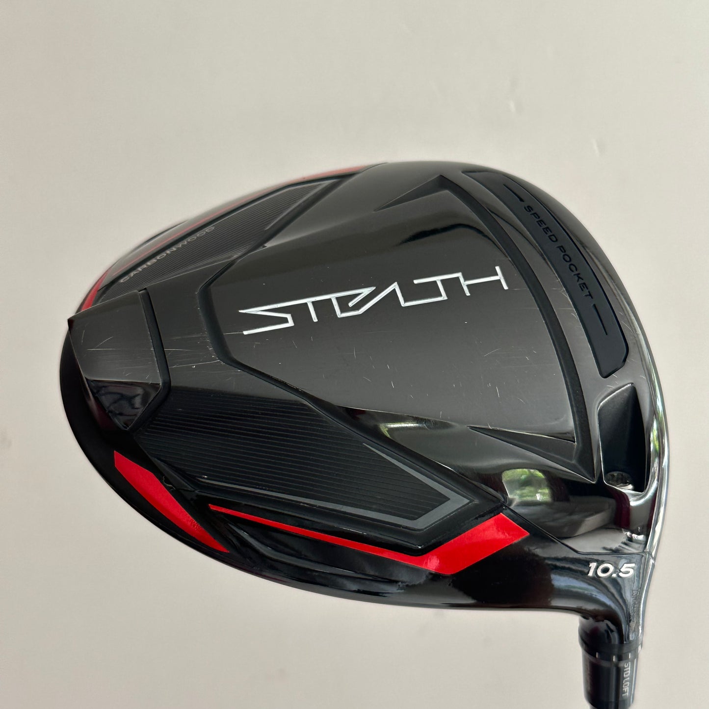 TaylorMade Stealth 10.5* Driver Stiff Flex Headcover Included