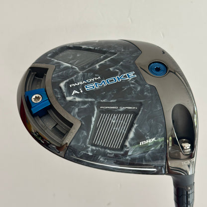 Callaway Paradym Ai Smoke Max 10.5* Driver Stiff Flex Headcover Included