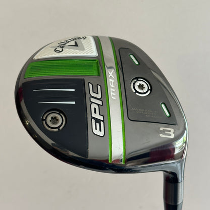 Callaway Epic Max 3 Wood Stiff Flex Headcover Included