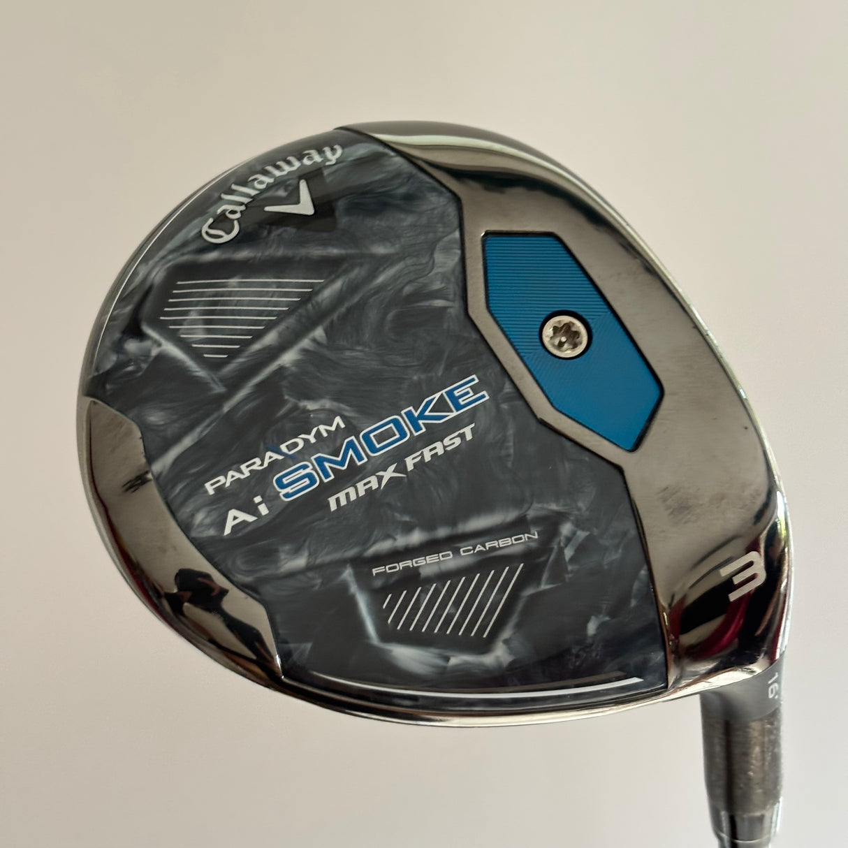 Callaway Paradym Ai Smoke Max Fast 3 Wood Regular Flex Headcover Included