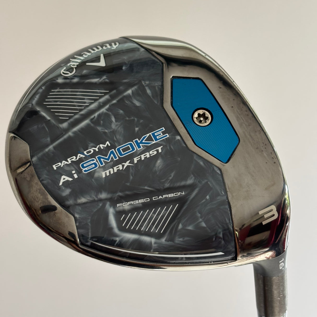 Callaway Paradym Ai Smoke Max Fast 3 Wood Regular Flex Headcover Included