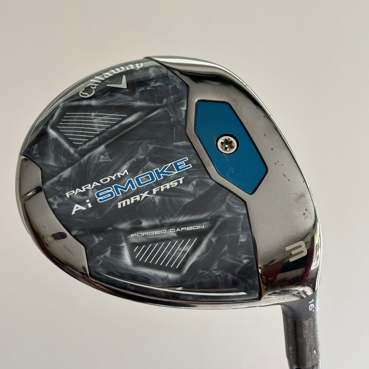 Callaway Paradym Ai Smoke Max Fast 3 Wood Regular Flex Headcover Included