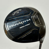 Callaway Paradym Max Fast 10.5* Driver Stiff Regular Headcover Included